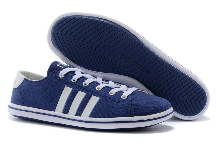 Mens Adidas Style NEO - Deep blue/white